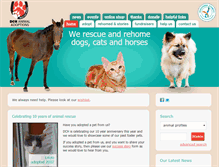 Tablet Screenshot of dchanimalrescue.org.au